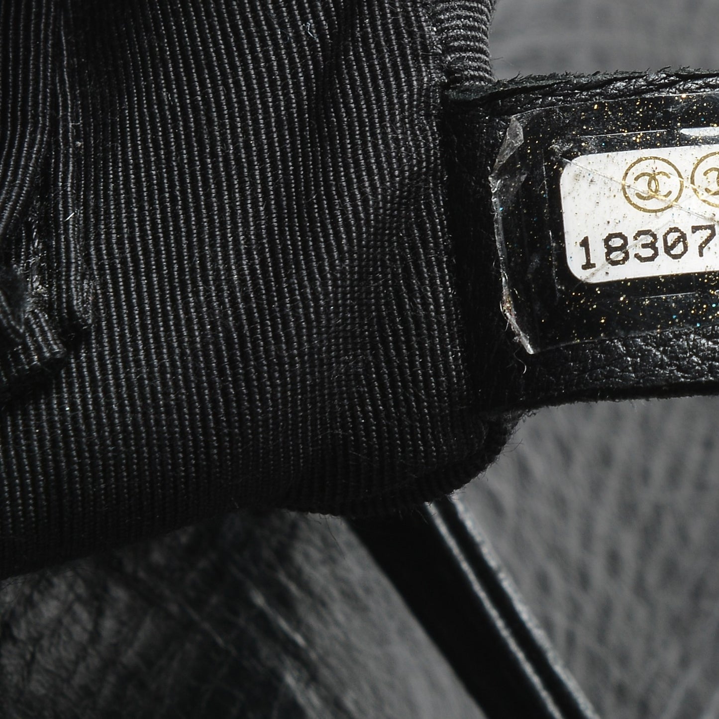 Calfskin Double Stitch Large Boy Flap Black