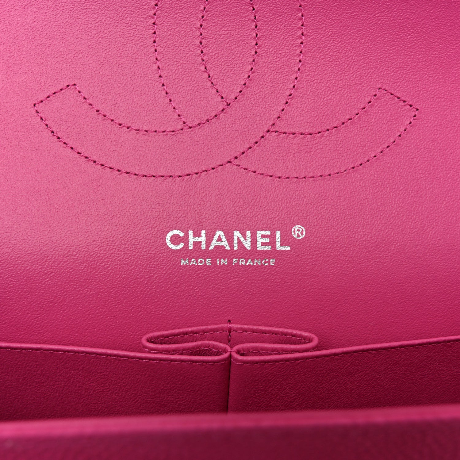 Chanel Iridescent Caviar Quilted Jumbo Double Flap Pink 10 of 19