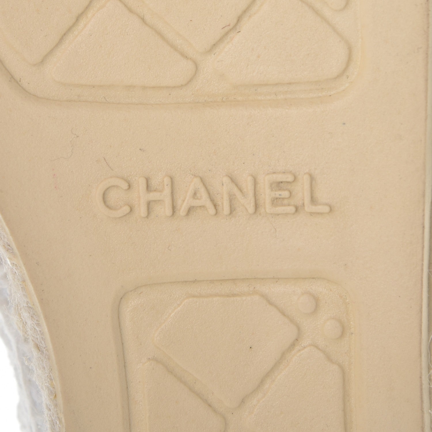 Chanel Tweed Patent CC Espadrilles 42 White 7 of 10