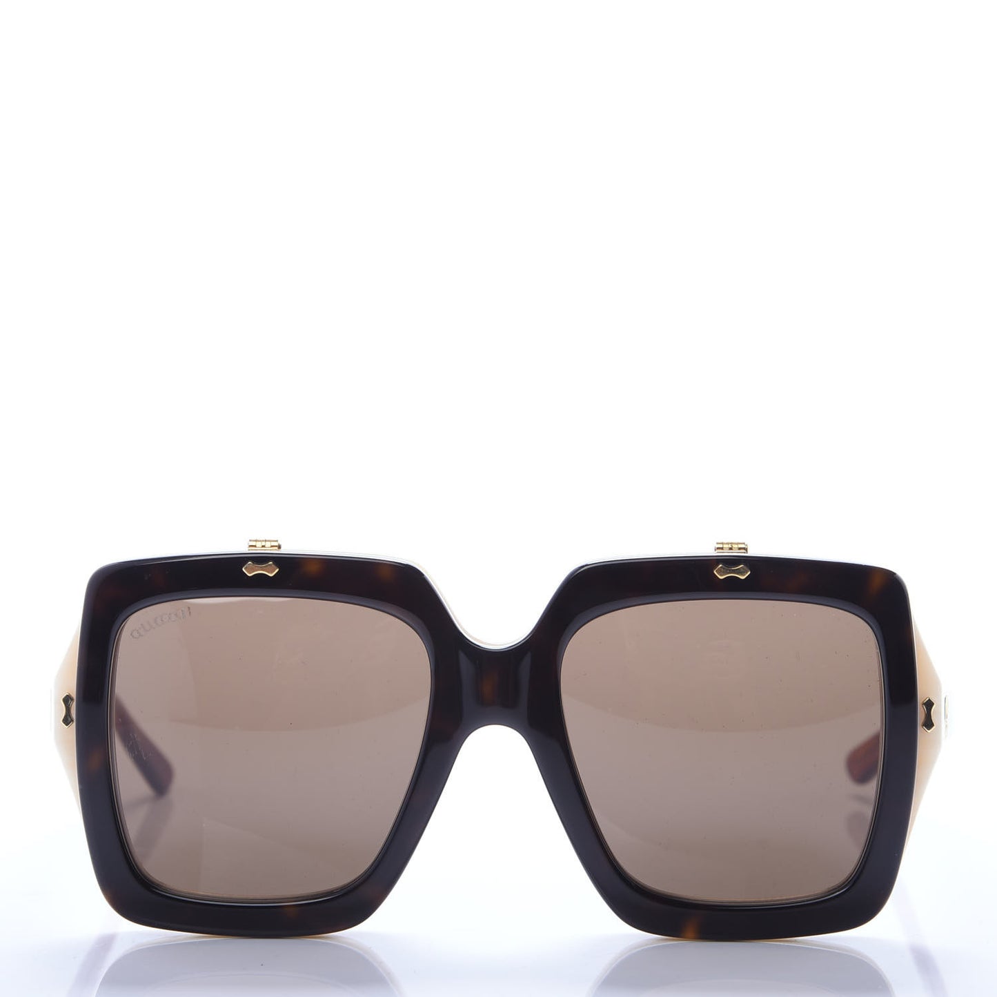 Acetate Oversized Flip Up Sunglasses GG0088S Tortoise