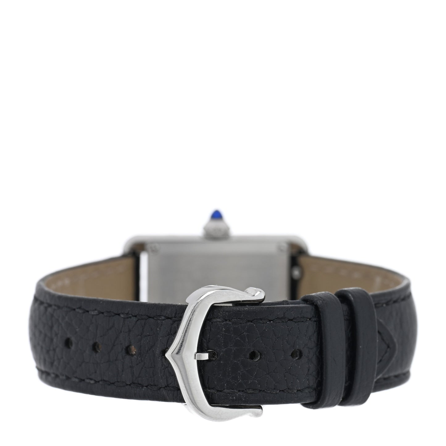 Stainless Steel Calfskin 22mm Must de Cartier Tank Quartz Watch