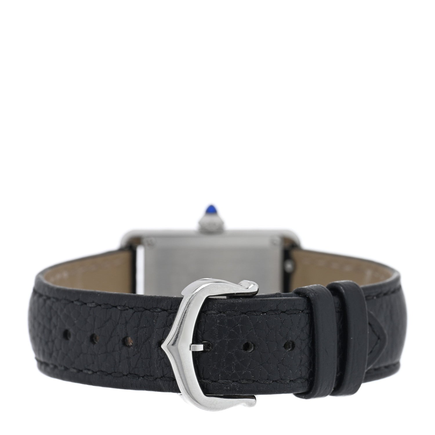 Cartier Stainless Steel Calfskin 22mm Must de Cartier Tank Quartz Watch 3 of 5