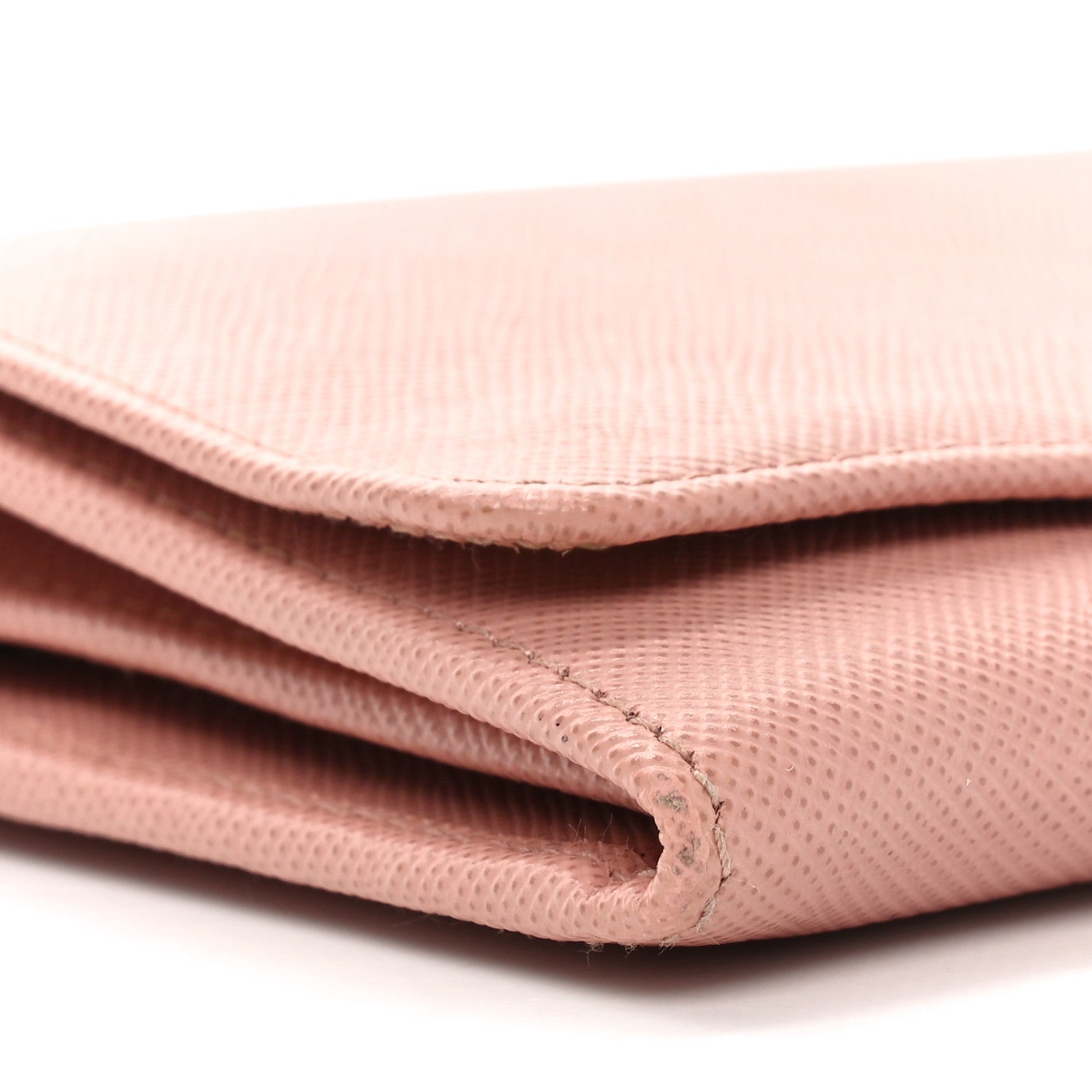Prada Saffiano Wallet on Chain Pink 8 of 9