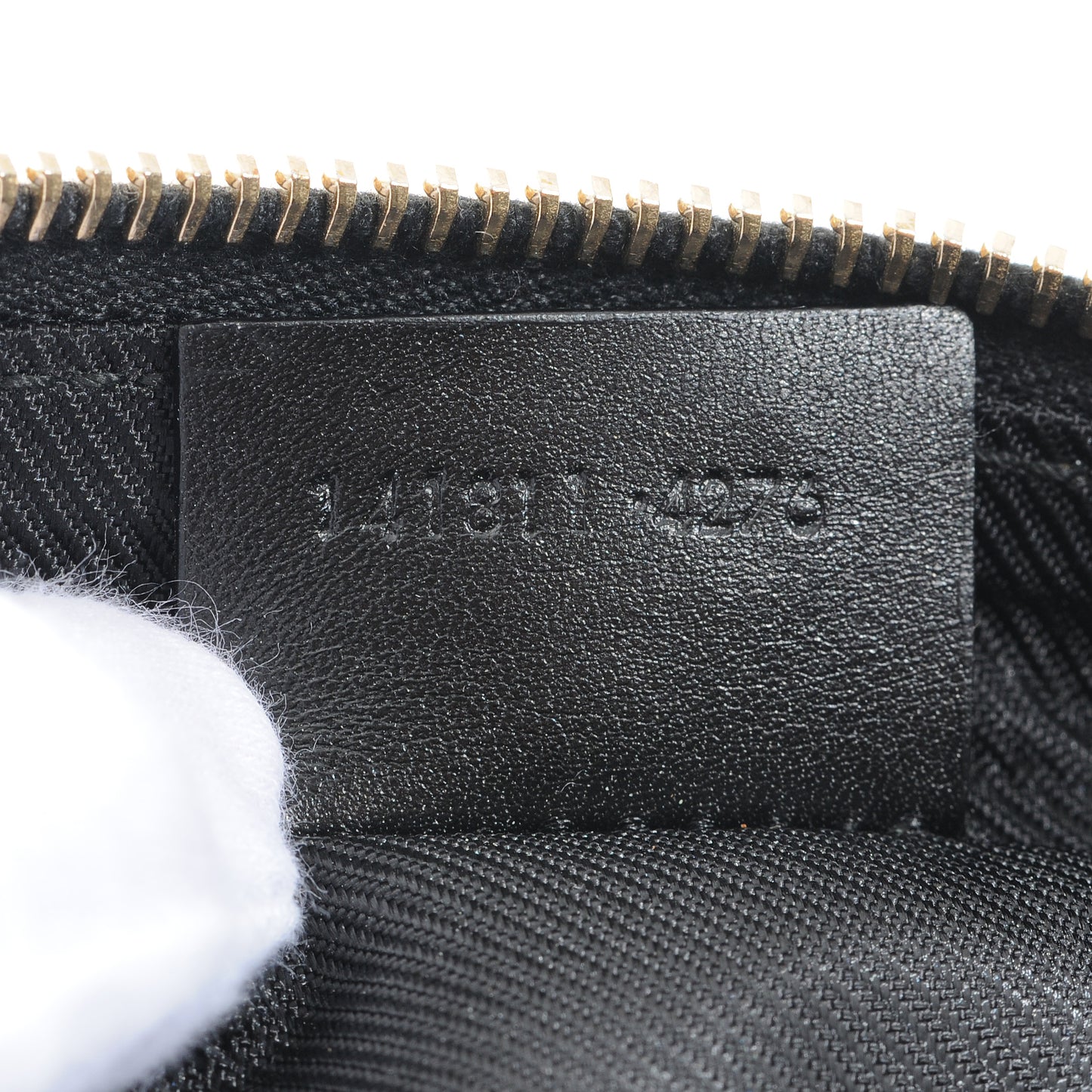 Guccissima Small Cosmetic Case Black