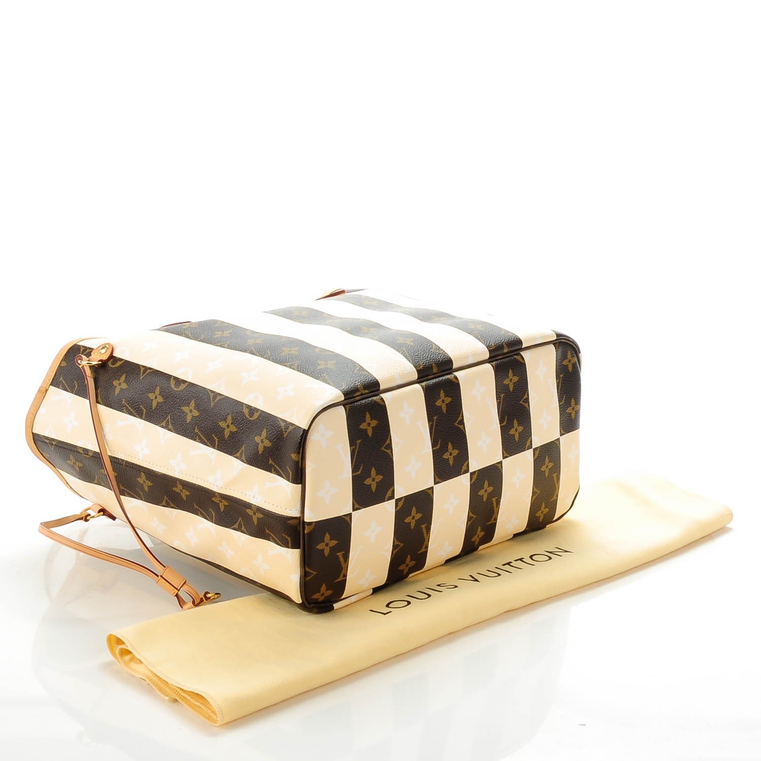 Louis Vuitton Monogram Rayures Neverfull MM 4 of 7