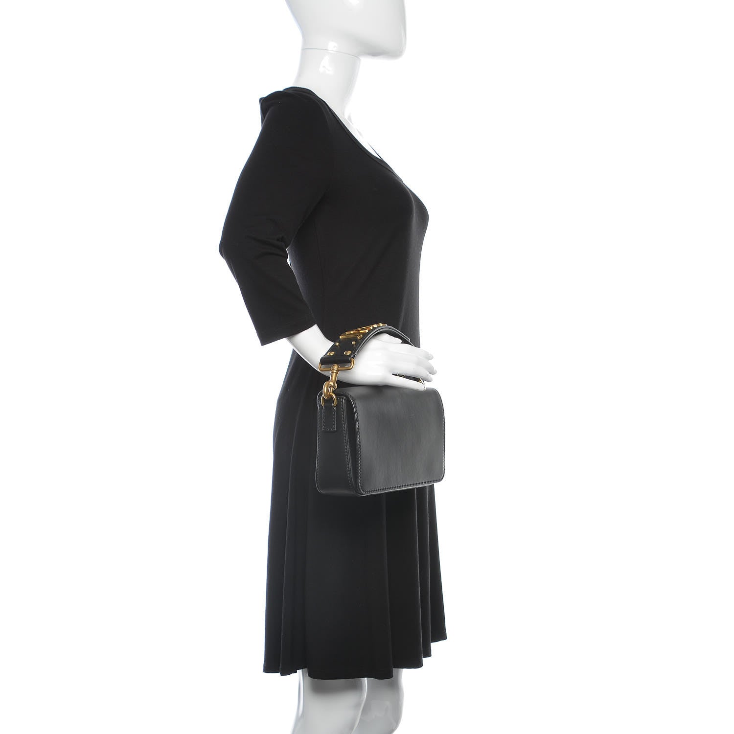 Christian Dior Calfskin J'Adior Flap Bag Black 2 of 11