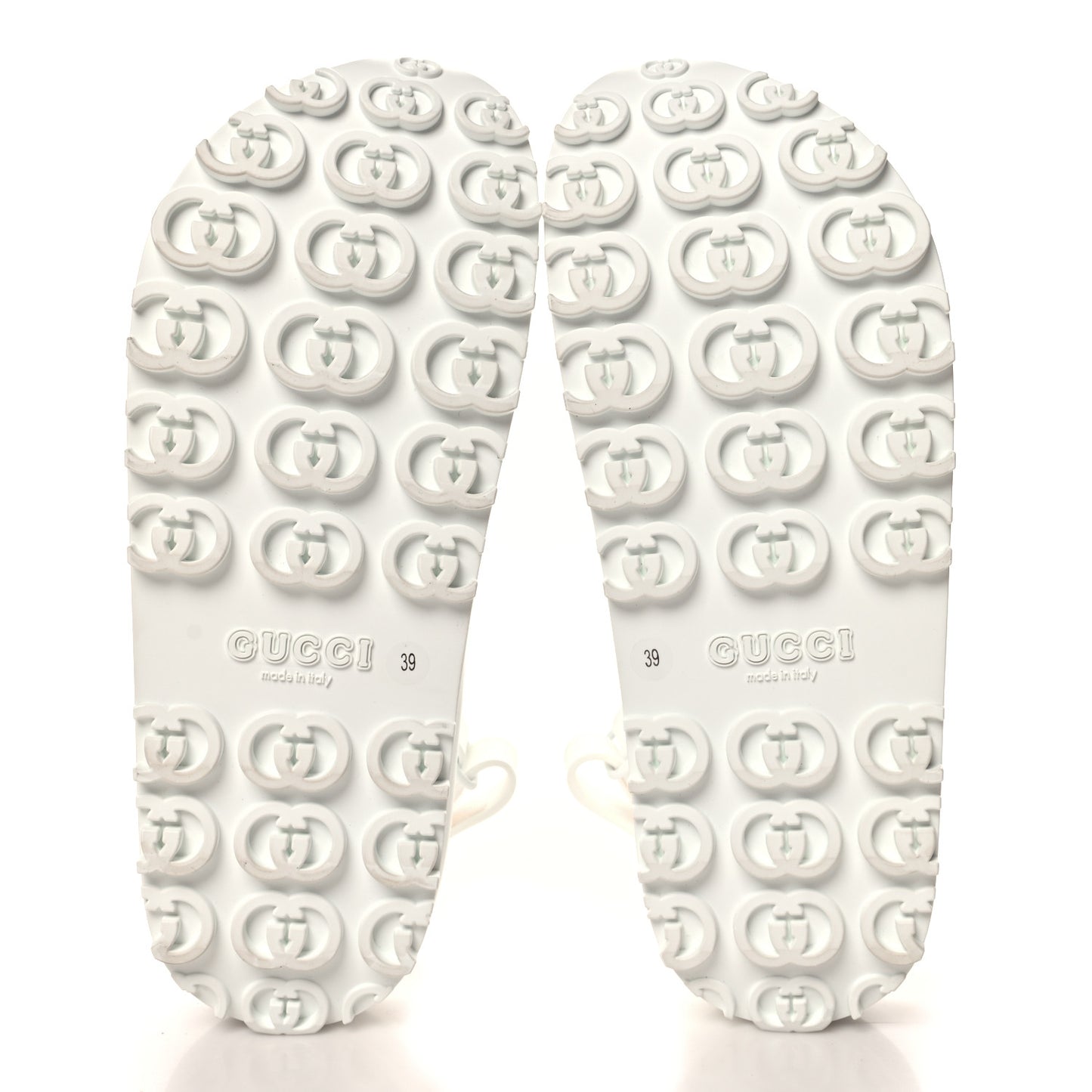 Soft Rubber Horsebit Touch Womens Strapped Sandals 39 Great White
