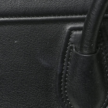 Celine Grained Calfskin Medium Phantom Luggage Black 8 of 8