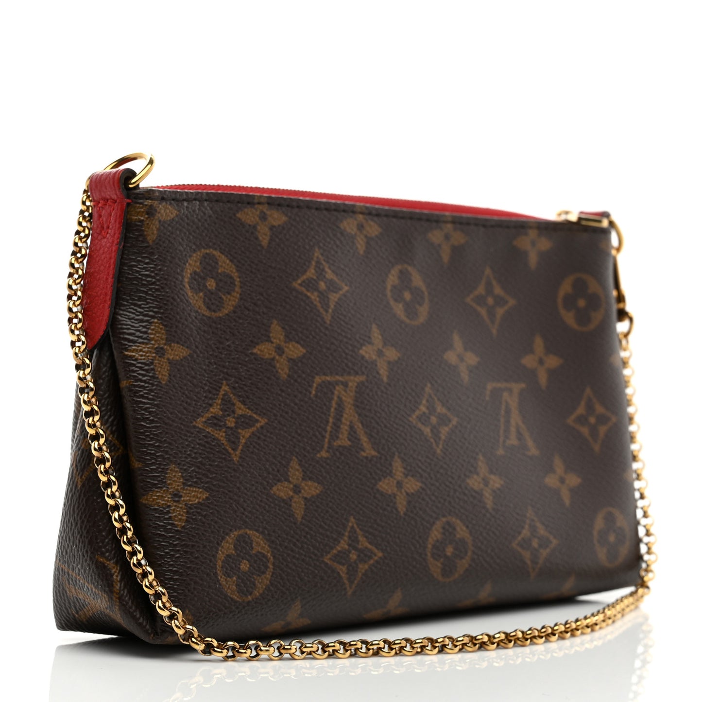 Monogram Pallas Clutch Cherry