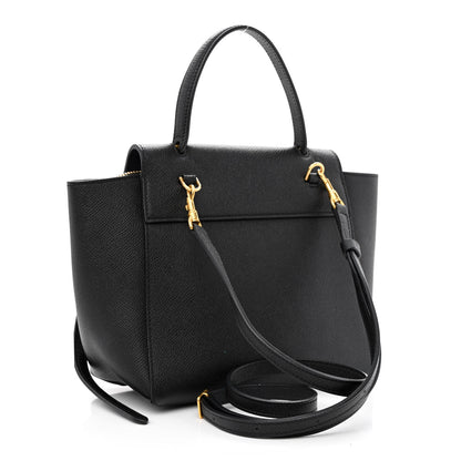 Celine Grained Calfskin Nano Belt Bag Black 3 of 11
