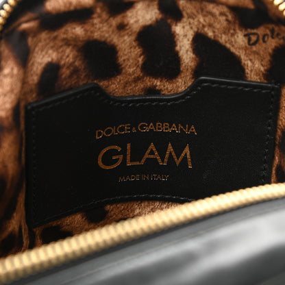 Dolce & Gabbana Lambskin Quilted Applique Camera Bag Black 6 of 10