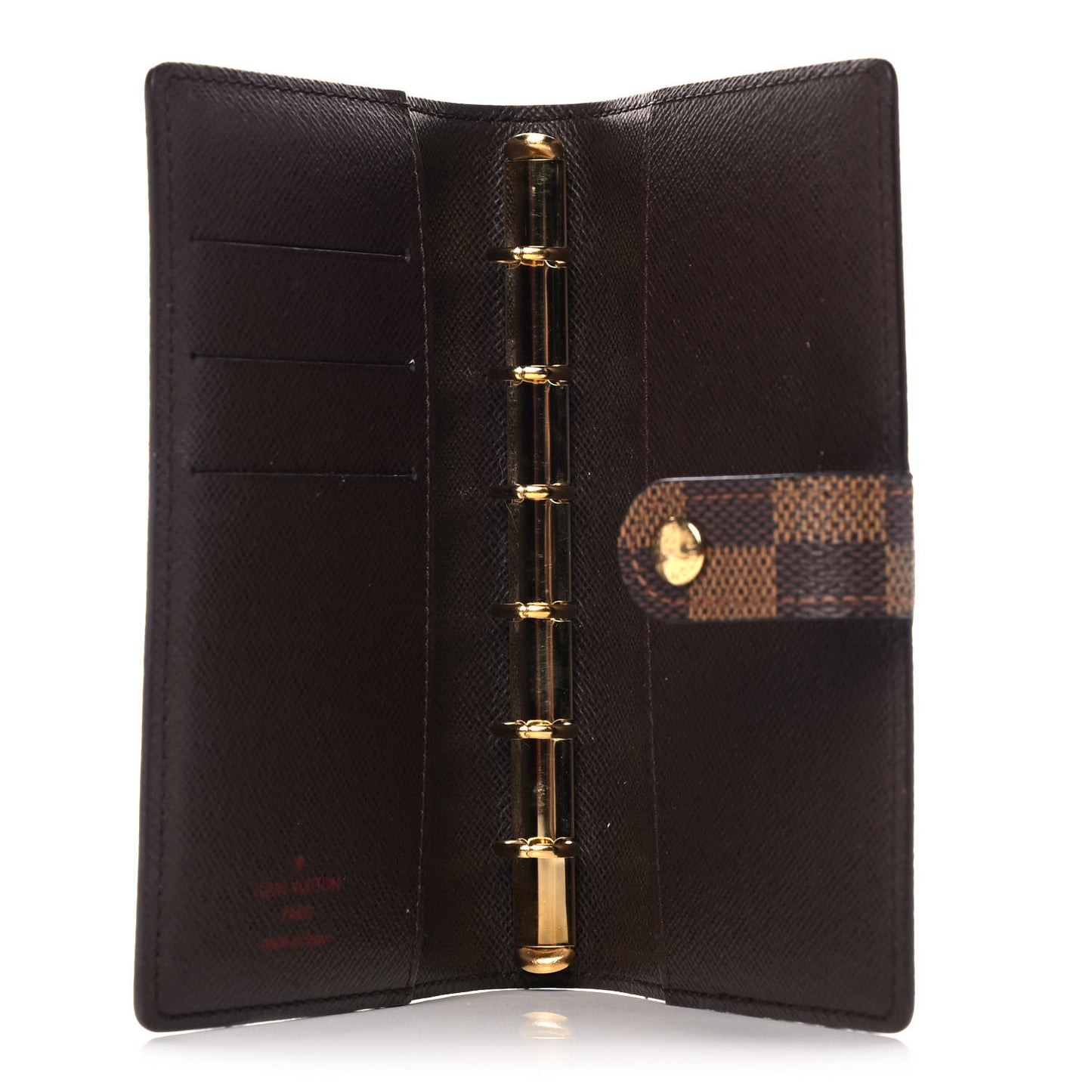 Damier Ebene Small Ring Agenda Cover