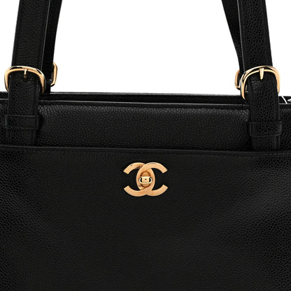 Chanel Caviar Shoulder Bag Black 8 of 11