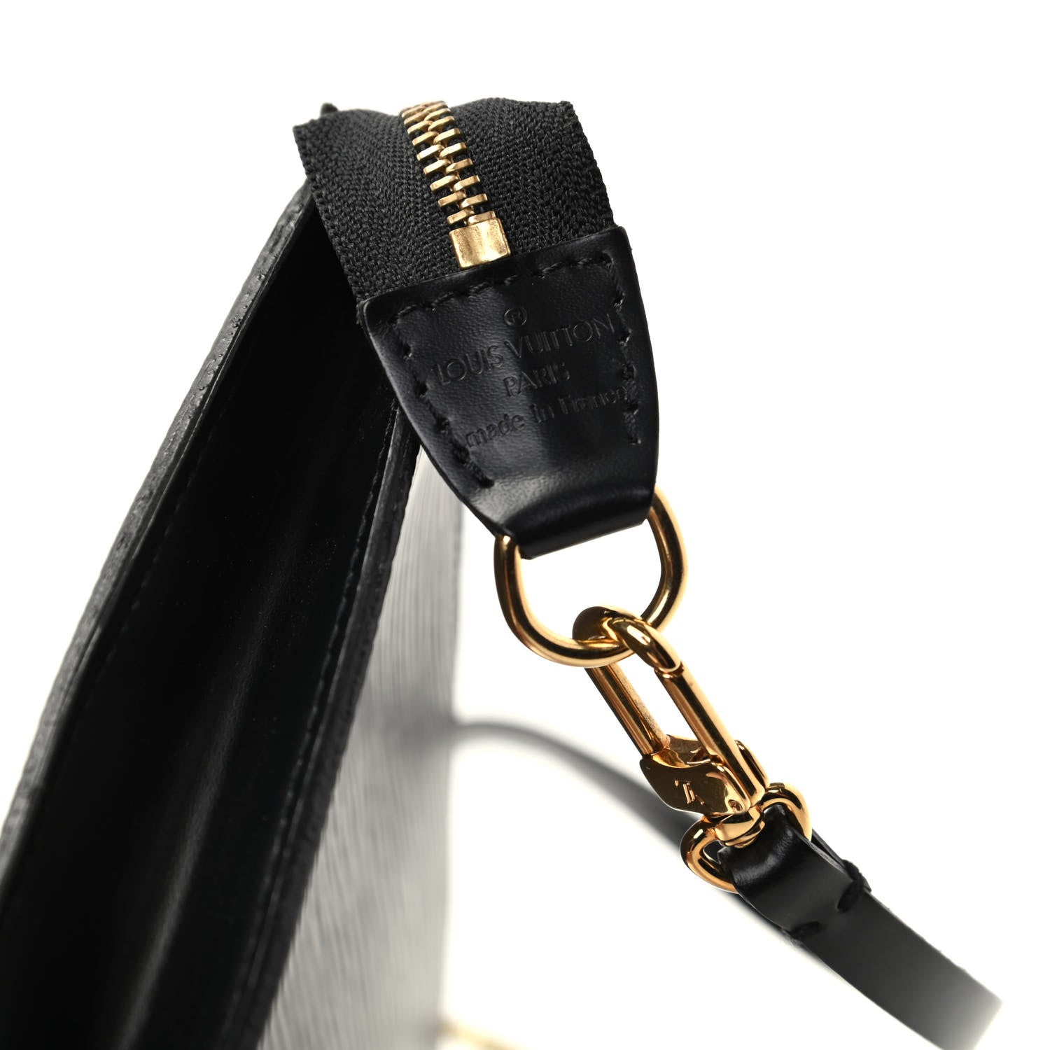 Louis Vuitton Epi Pochette Accessories 24 Black 8 of 9