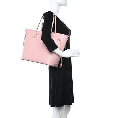 Louis Vuitton Epi Neverfull MM Rose Ballerine 2 of 10