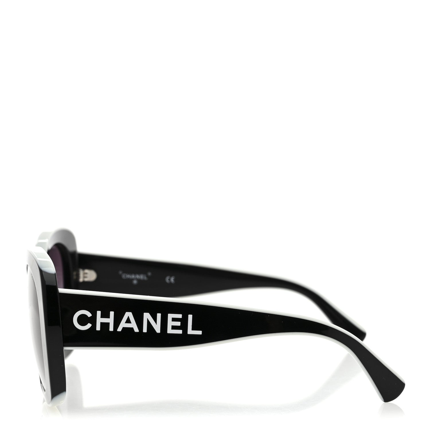 Chanel Acetate Sunglasses 71414A Black 3 of 8