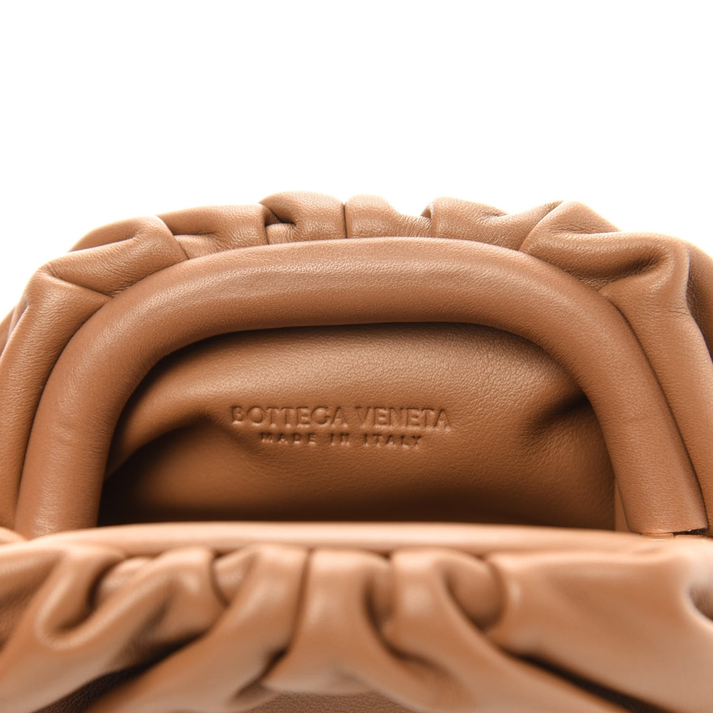 Butter Calfskin Coin Purse Cammello