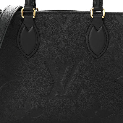 Louis Vuitton Empreinte Monogram Giant Onthego PM Black 7 of 10