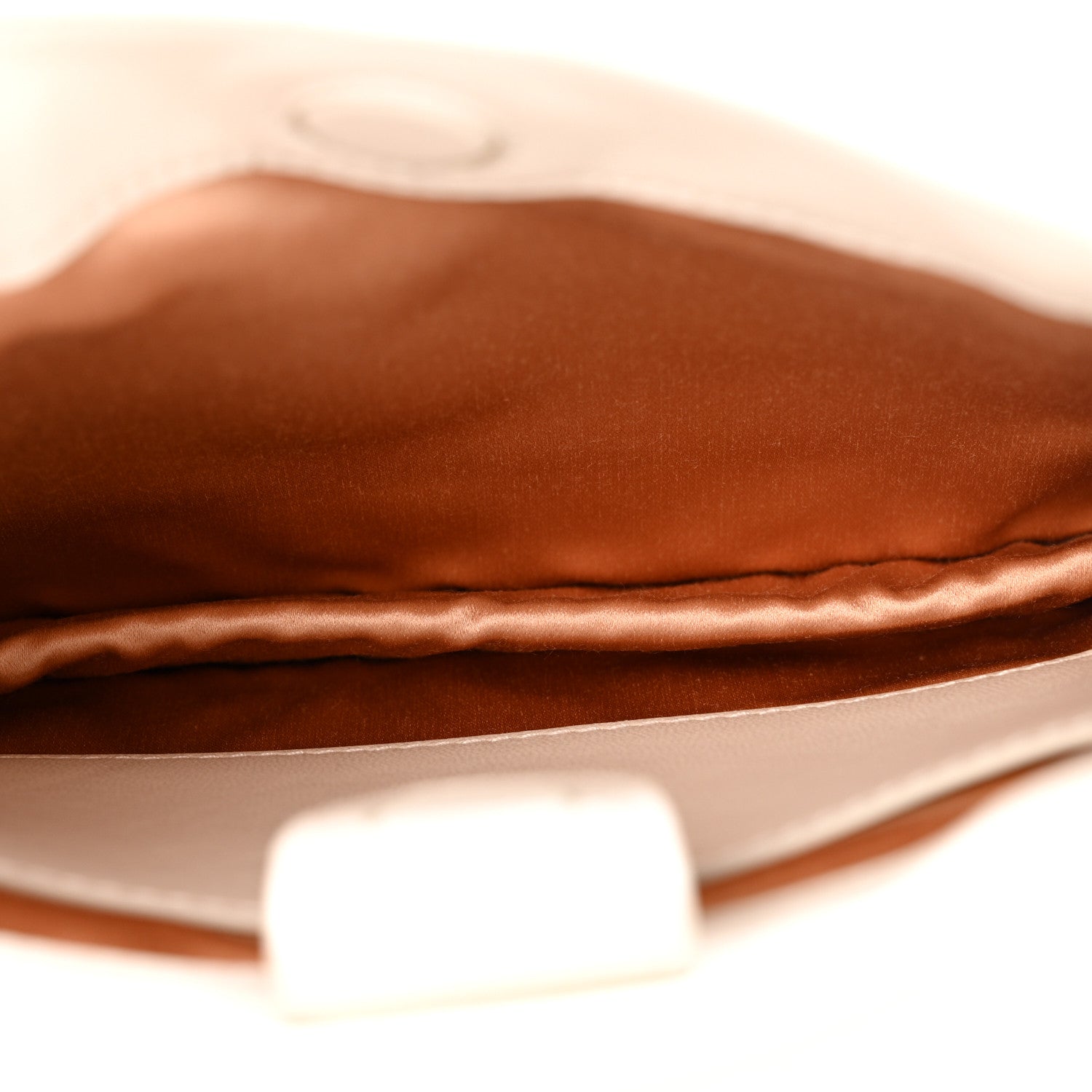 Gucci Calfskin Horsebit Slim Shoulder Bag White 5 of 11