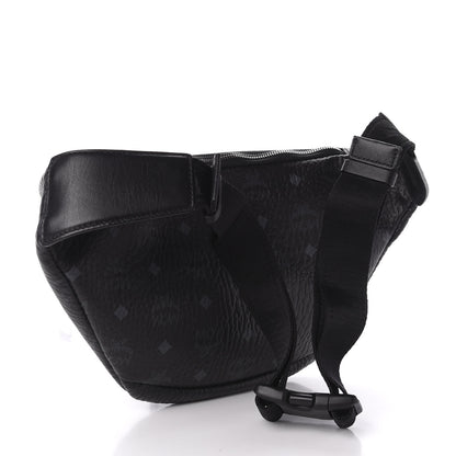 MCM Visetos Medium Stark Belt Bag Black 3 of 9