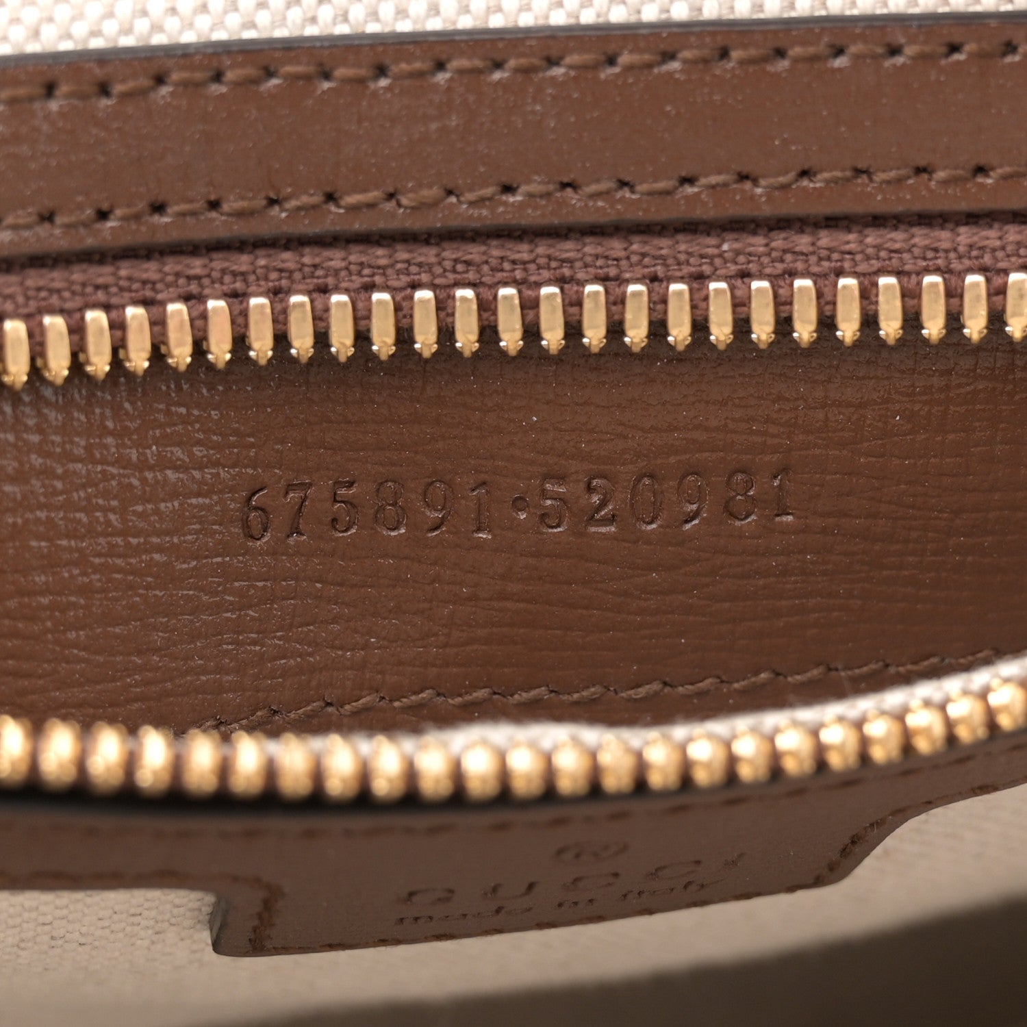 Gucci GG Supreme Monogram Azalea Calfskin Retro Interlocking G Messenger Shoulder Bag Beige Ebony Brown Sugar 7 of 12