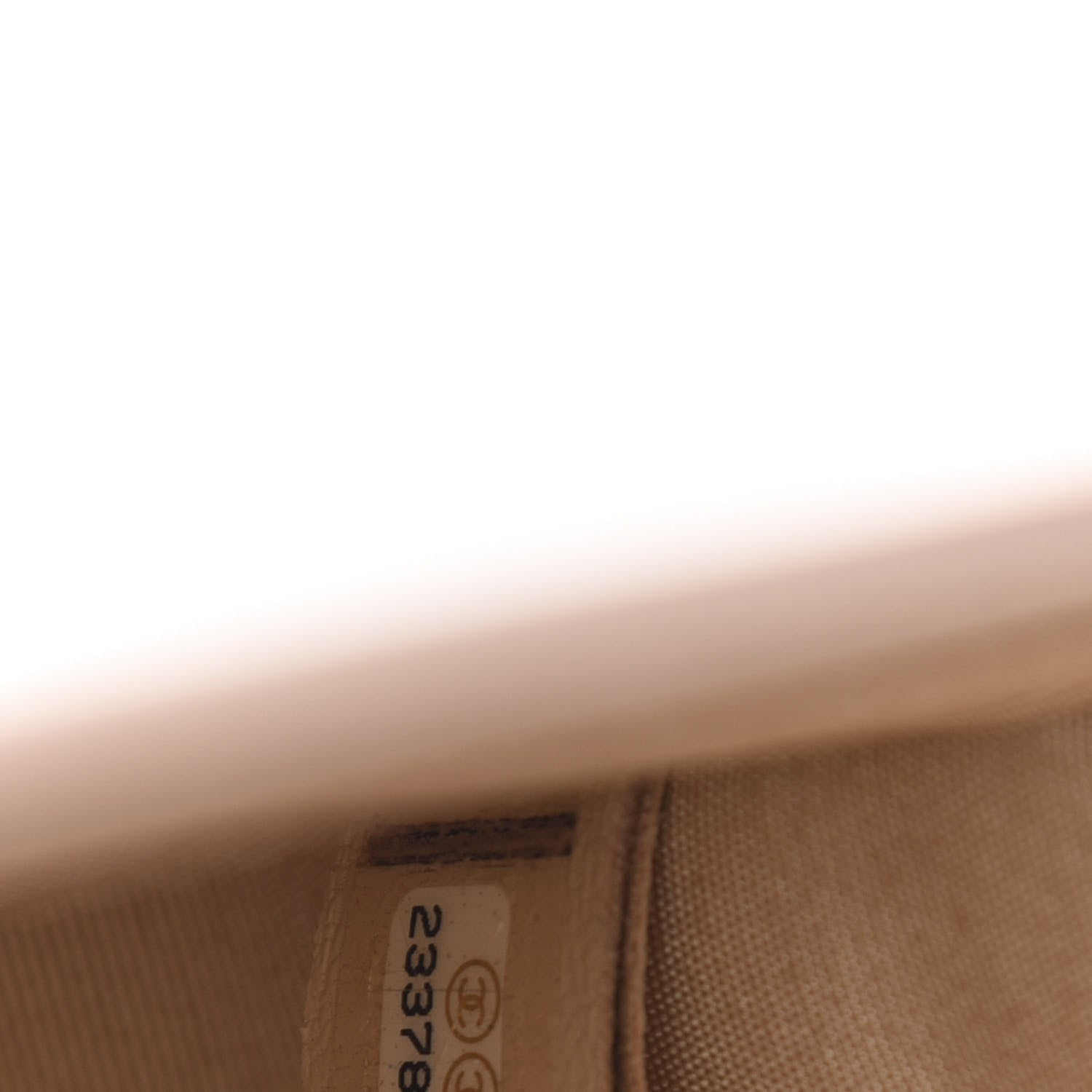 Chanel Lambskin Chevron Chain Stitched Medium Boy Flap Beige 11 of 12