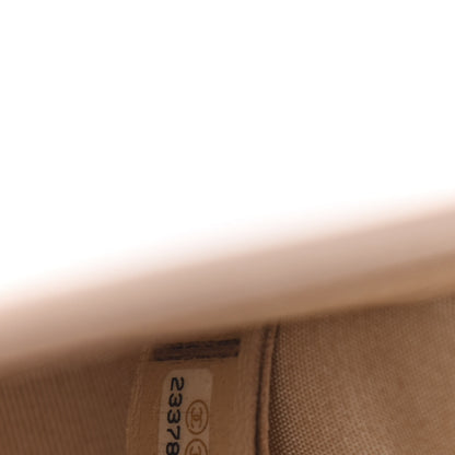 Chanel Lambskin Chevron Chain Stitched Medium Boy Flap Beige 11 of 12