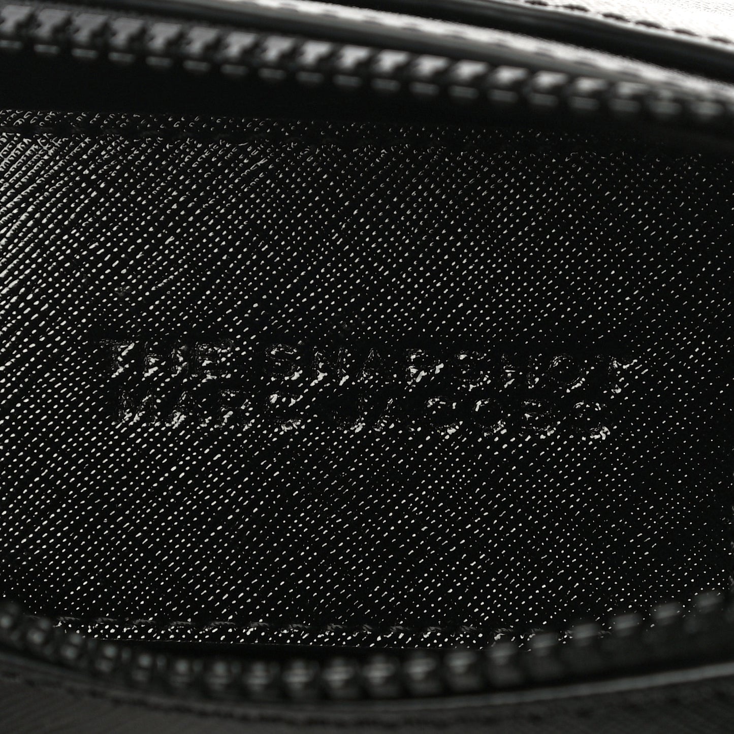 Saffiano Snapshot Camera Bag Black