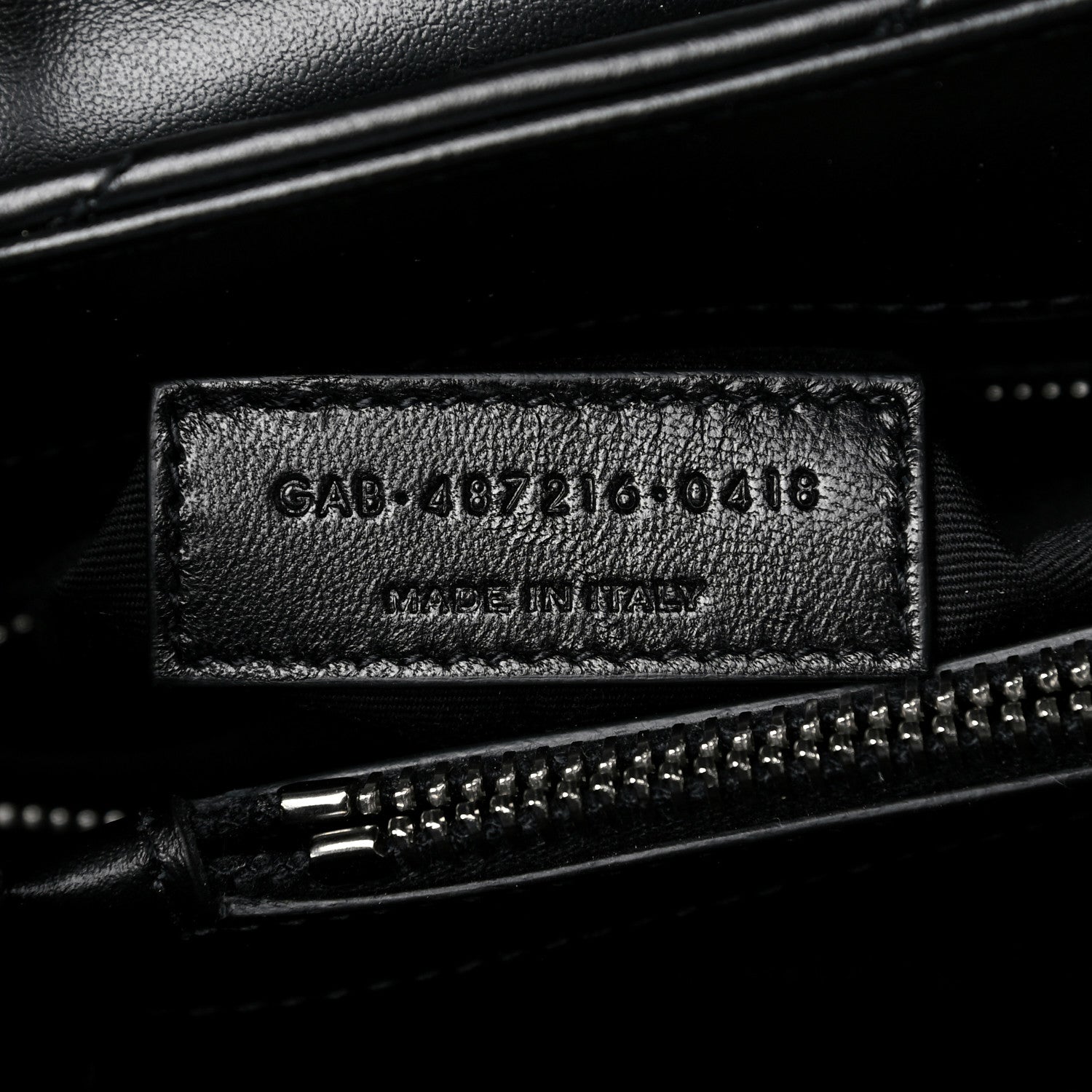 Saint Laurent Calfskin Y Quilted Monogram Medium Loulou Chain Satchel Black 12 of 15