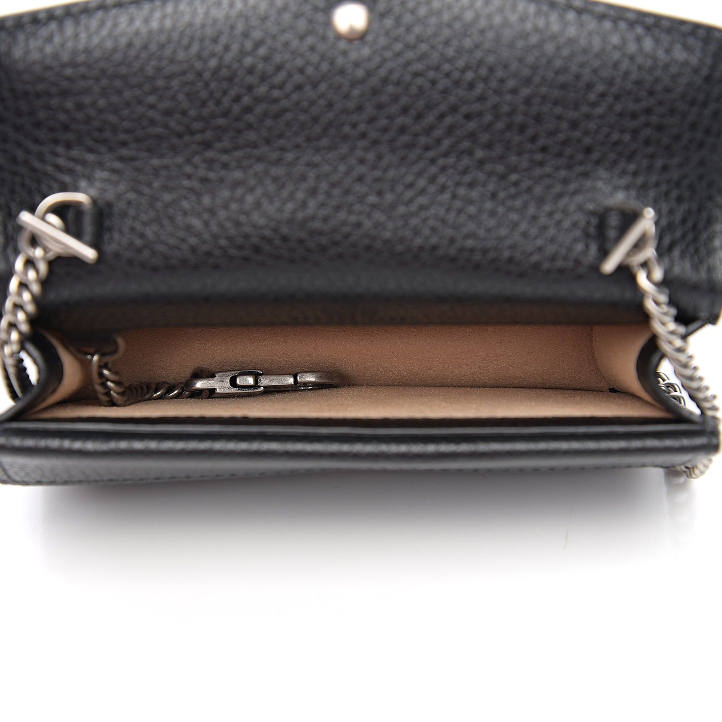 Calfskin Super Mini Dionysus Shoulder Bag Black