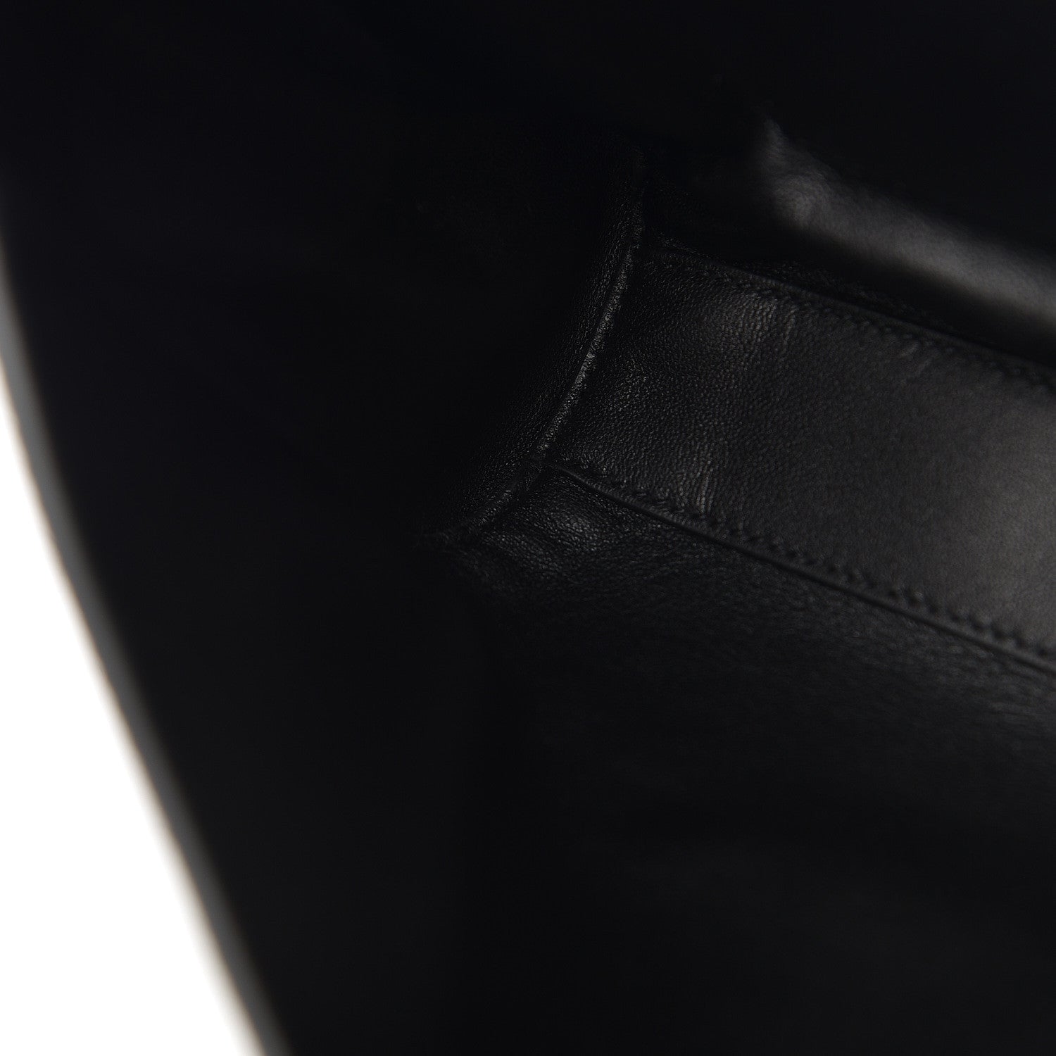 Saint Laurent Smooth Calfskin Suede Medium Reversible Monogram Kate Satchel Black 11 of 19