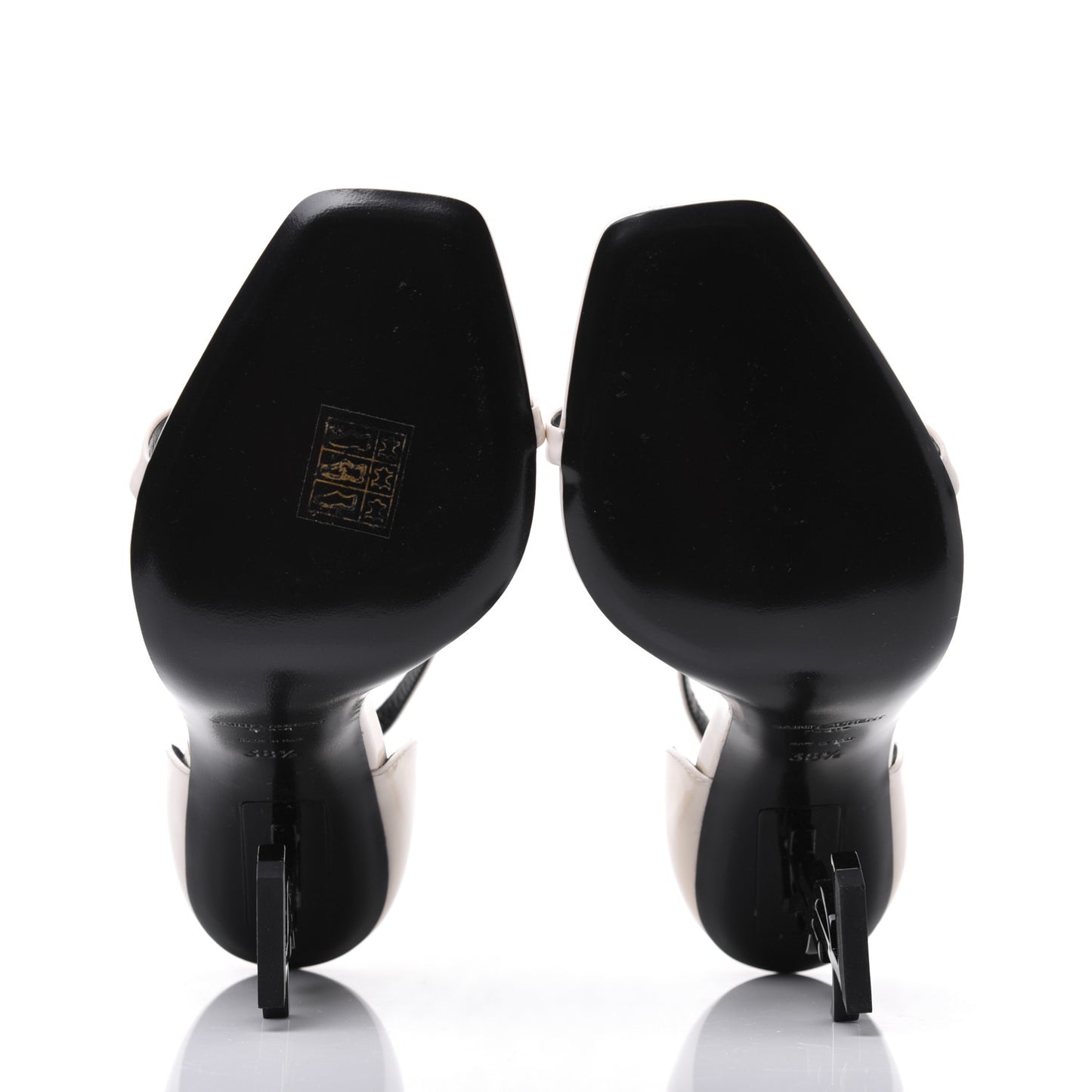 Patent Calfskin 110 Opyum Sandals 38.5 Neutro