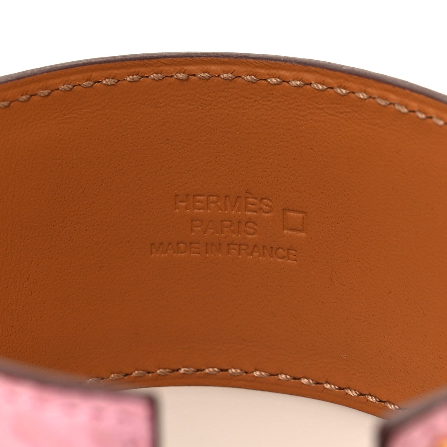 Hermes Matte Alligator Collier De Chien CDC Bracelet T2 5P Pink 4 of 6