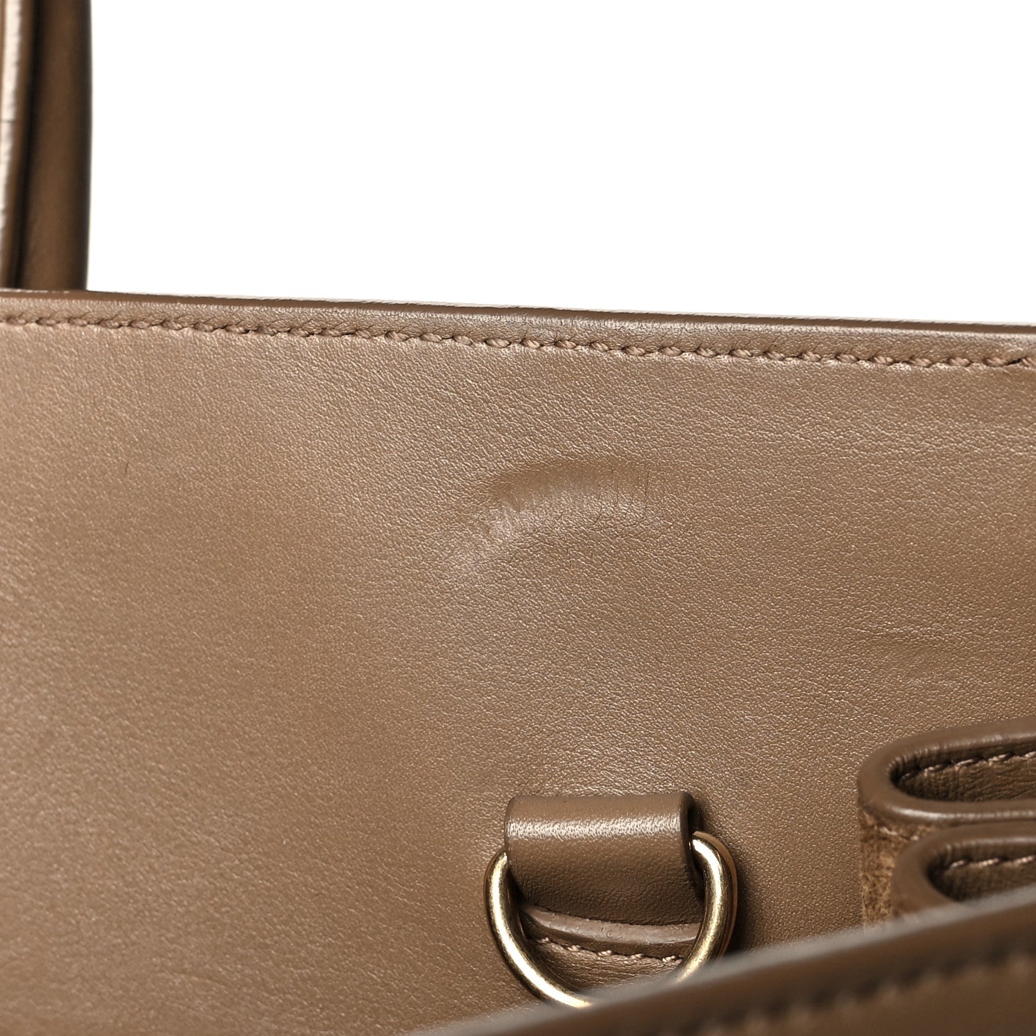 Saint Laurent Calfskin Small Sac De Jour Taupe 10 of 10