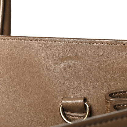 Saint Laurent Calfskin Small Sac De Jour Taupe 10 of 10
