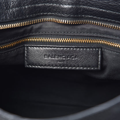 Balenciaga Chevre Gold Metallic Edge Hardware City Black 7 of 10