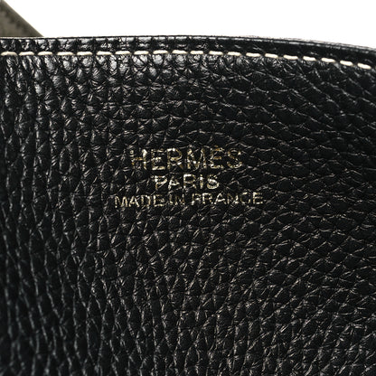 Hermes Taurillon Clemence Double Sens Reversible Tote 36 Sauge  Black 9 of 15