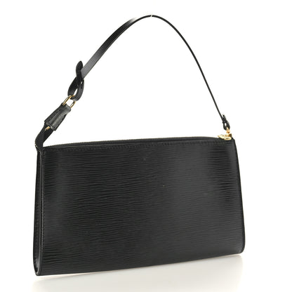 Louis Vuitton Epi Pochette Accessories 24 Black 2 of 10