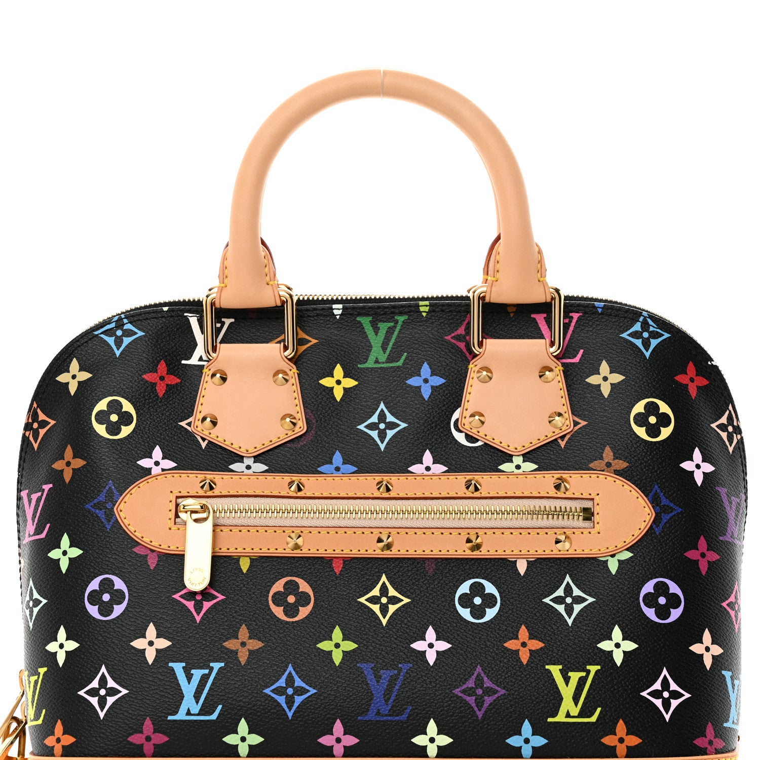 Louis Vuitton Monogram Multicolor Alma Black 7 of 11