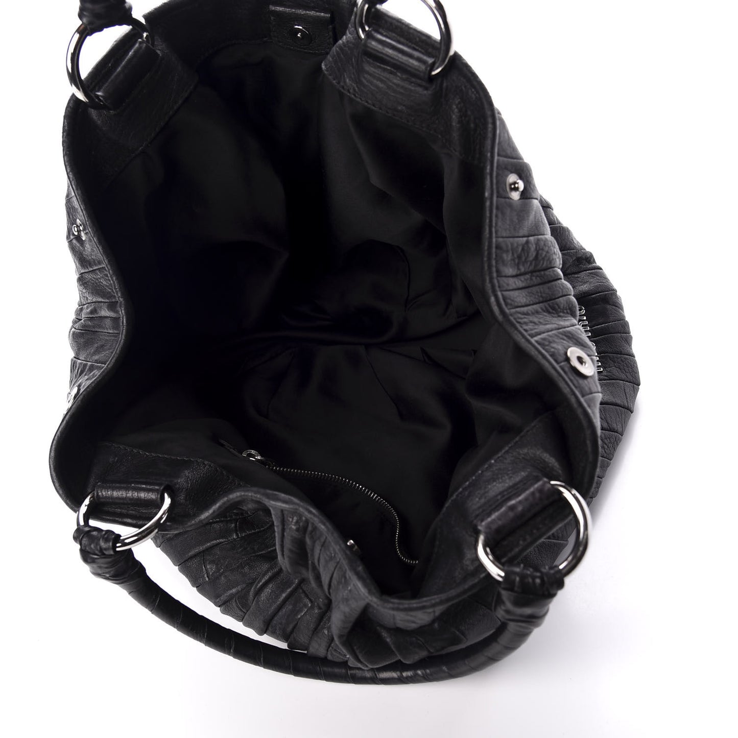 Nappa Matelasse Tote Black