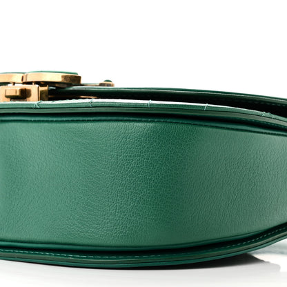 Chanel Shiny Calfskin Goatskin Quilted Small Coco Curve Messenger Flap Green 10 of 10