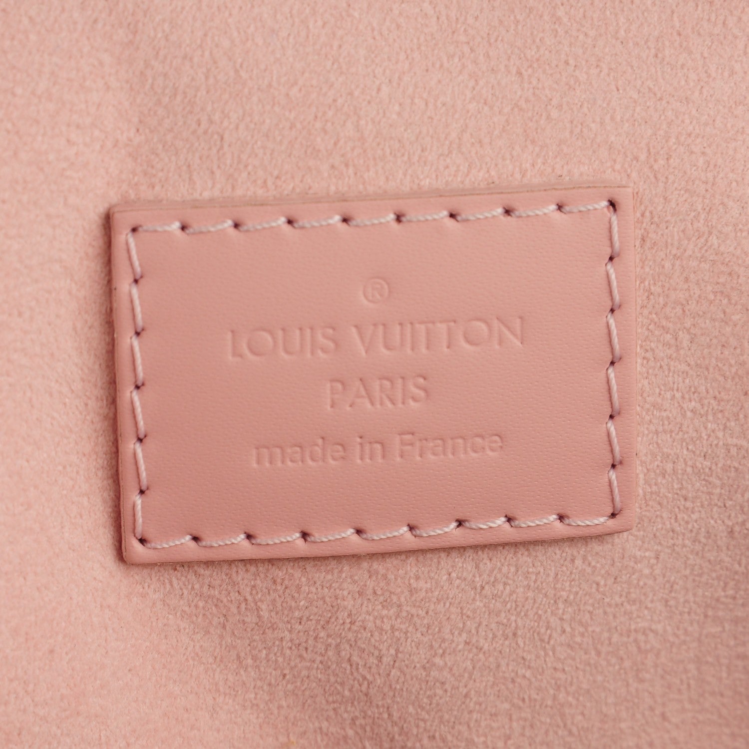 Louis Vuitton Damier Ebene Caissa Hobo Rose Ballerine 5 of 7