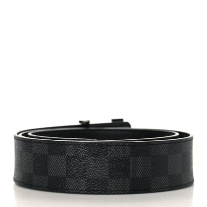 Louis Vuitton Calfskin Damier Eclipse 40mm LV Initiales Reversible Belt 95 38 3 of 7