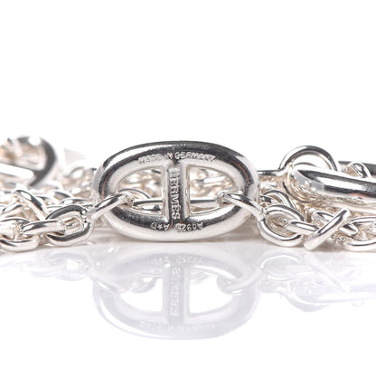 Hermes Sterling Silver Farandole Necklace 160 4 of 5