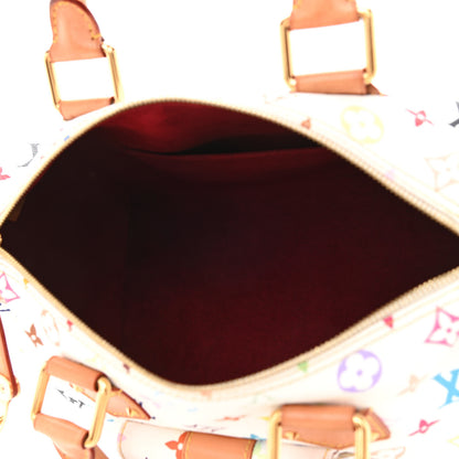 Louis Vuitton Monogram Multicolor Speedy 30 White 5 of 8