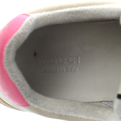 Gucci GG Monogram Calfskin Web Womens Screener Sneakers 35 New Sand Dusty Milk Pink 6 of 22