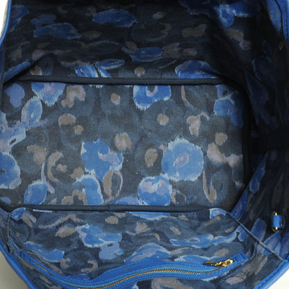 Louis Vuitton Monogram Articles de Voyage Ikat Neverfull MM Grand Blue 5 of 7