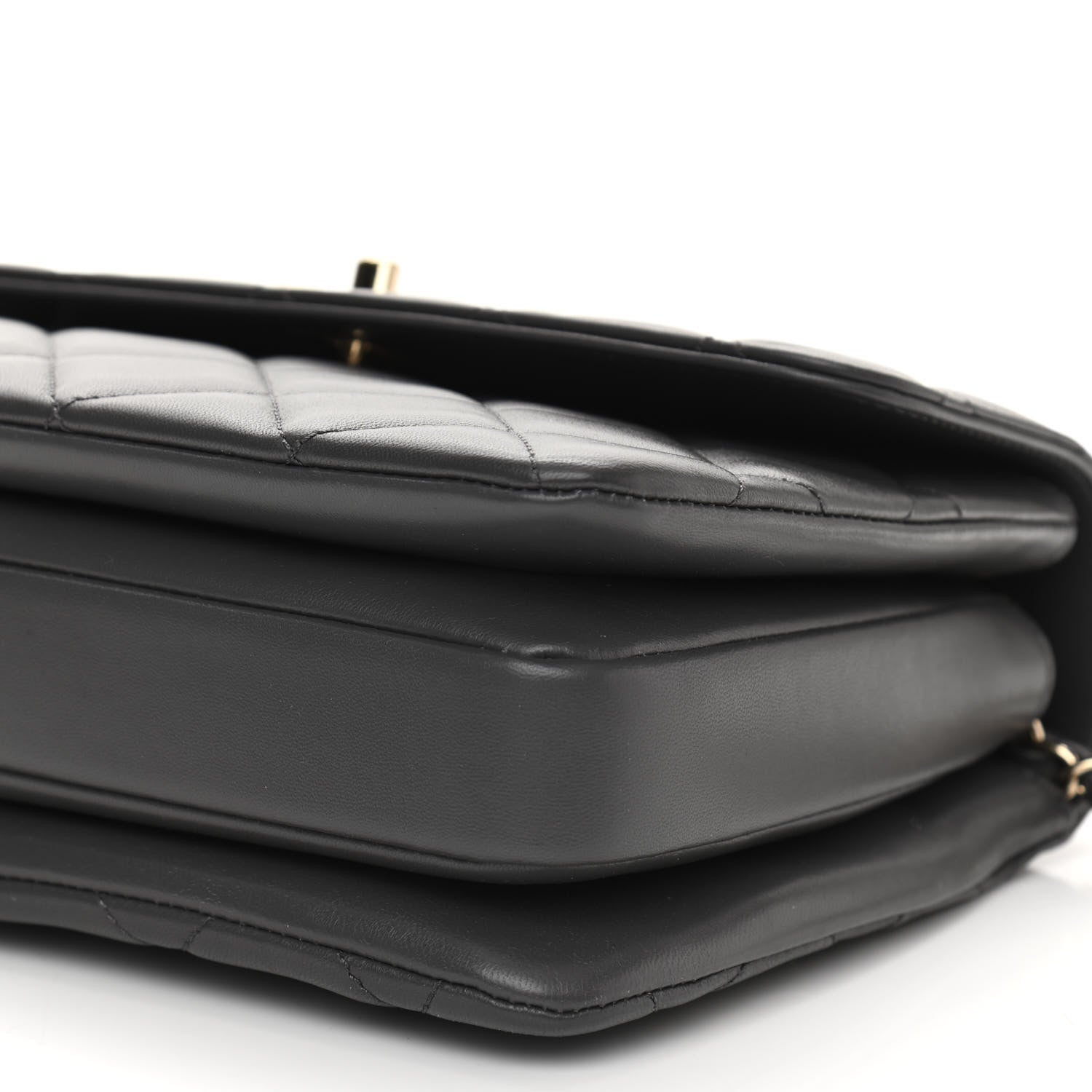 Chanel Lambskin Quilted Small Trendy CC Dual Handle Flap Bag Dark Grey 10 of 12