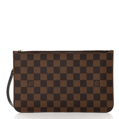Louis Vuitton Damier Ebene Neverfull MM GM Pochette 1 of 9