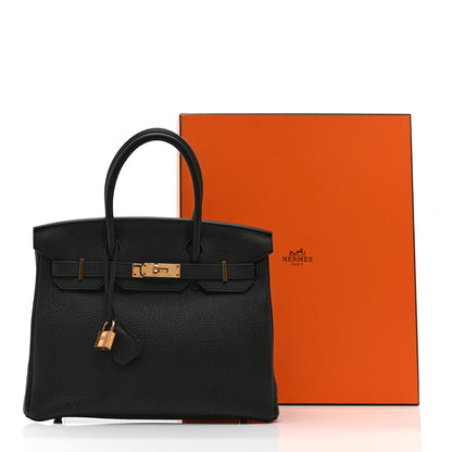 Hermes Togo Birkin 30 Black 11 of 11